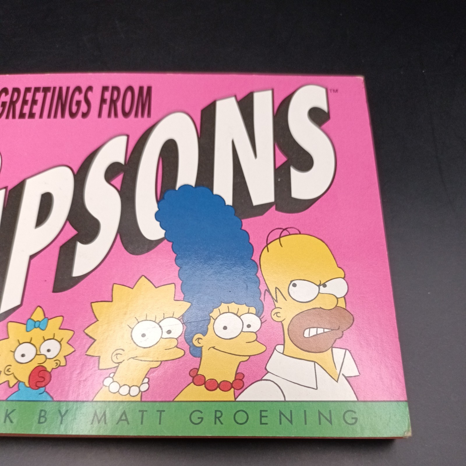 Greetings From The Simpsons 32 Postcards. 1st Print Edition 1990