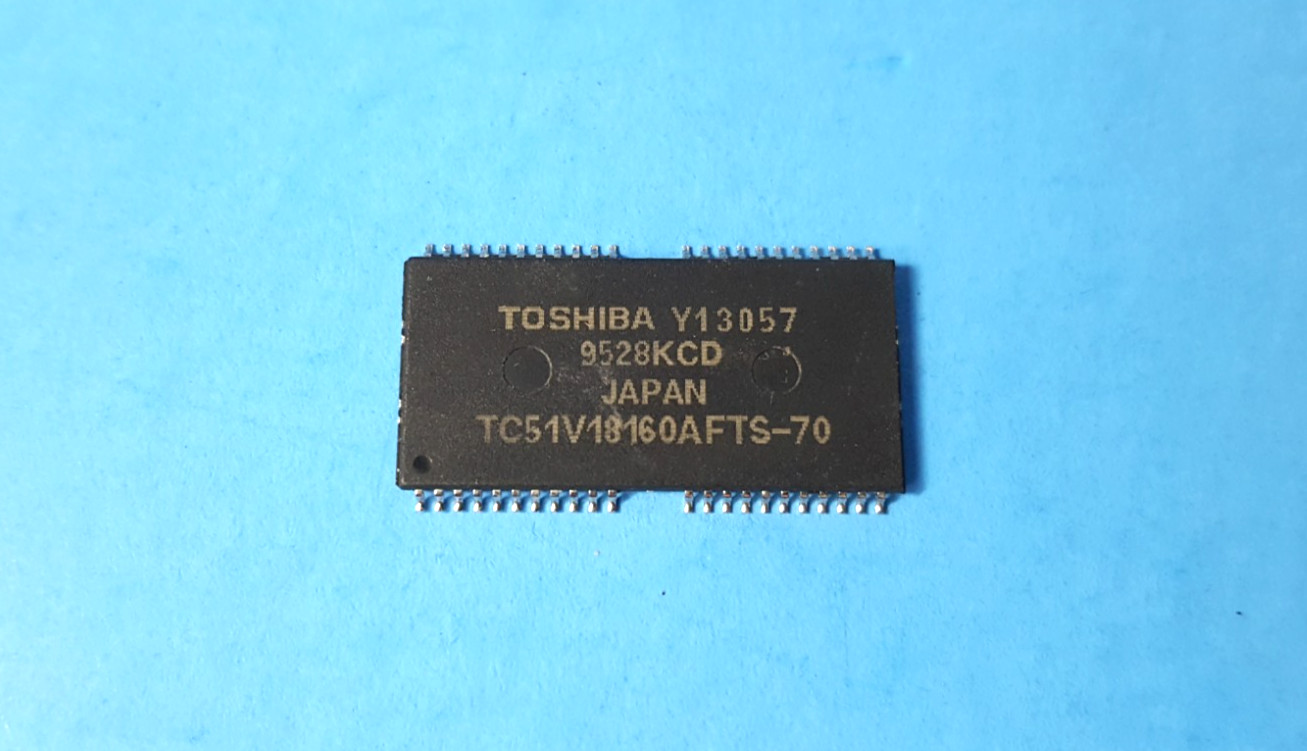 ONE PC- IC, TOSHIBA, TC51V18160AFTS-70, 44 PIN DIP