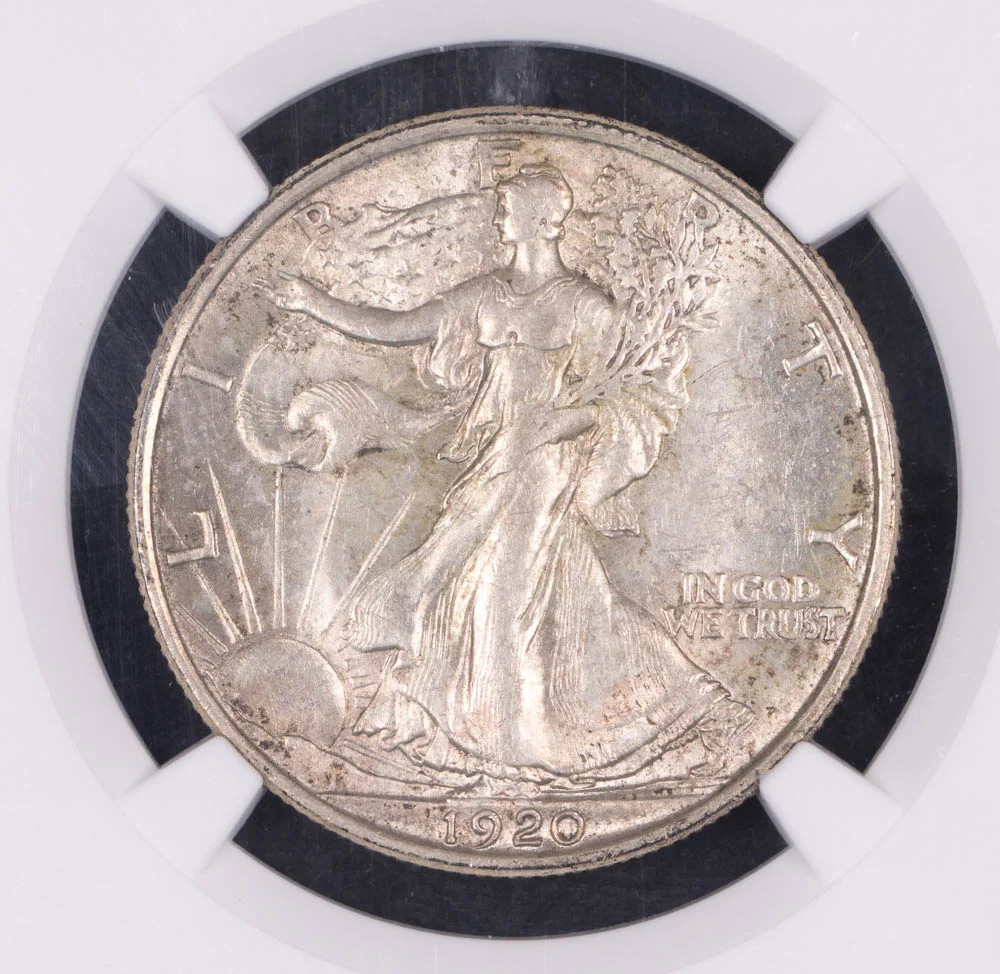 1920 Half Dollars Liberty Walking NGC MS-61