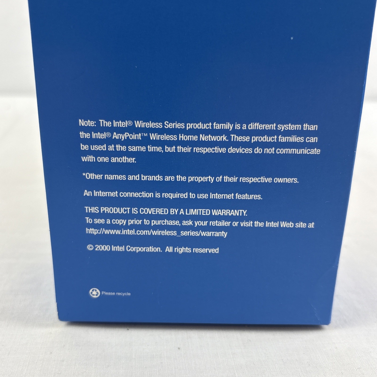 Intel Wireless Series Gamepad Accessory NEW In Box Bigbox PC Windows Vintage
