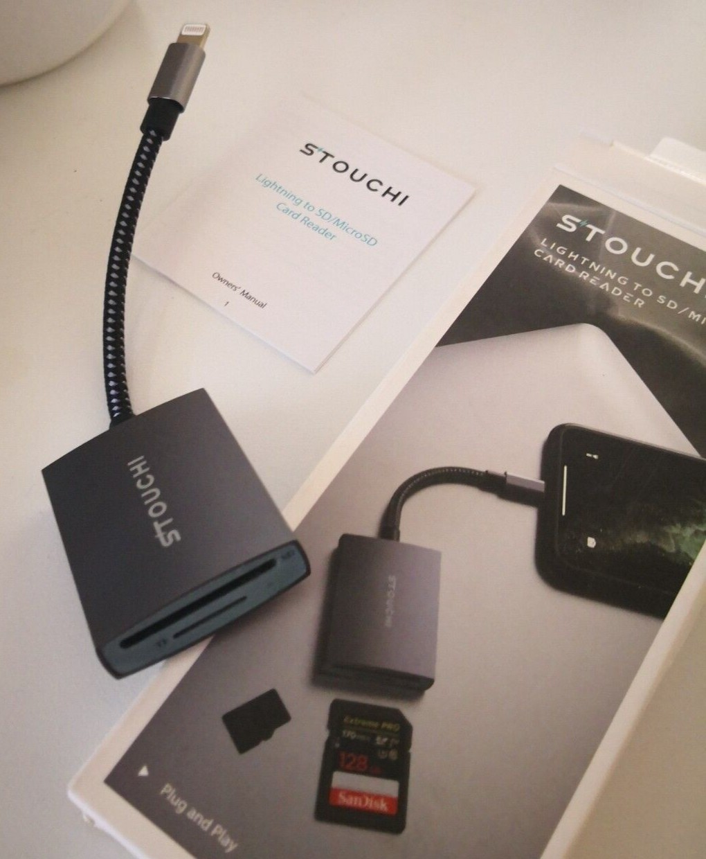 SD Card Reader for iPhone/iPad/Macbook, Cameras, DoorDash, and More.