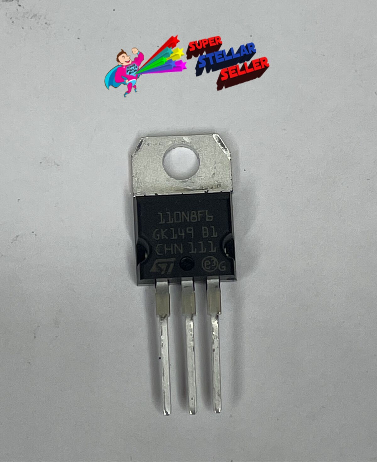 10 Pack - 110N8F6 STP110N8F6 N-Channel MOSFET Transistor TO-220 80V 110A