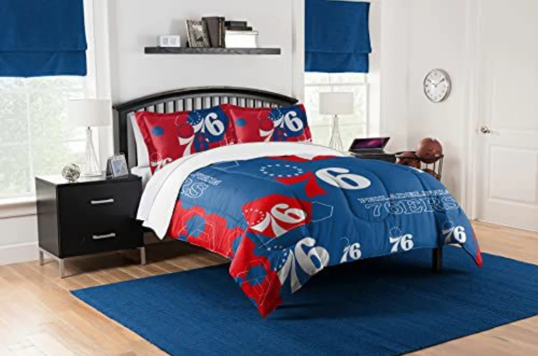 BRAND NEW! Northwest The Company NBA Philadelphia 76ers Sixers Comforter and