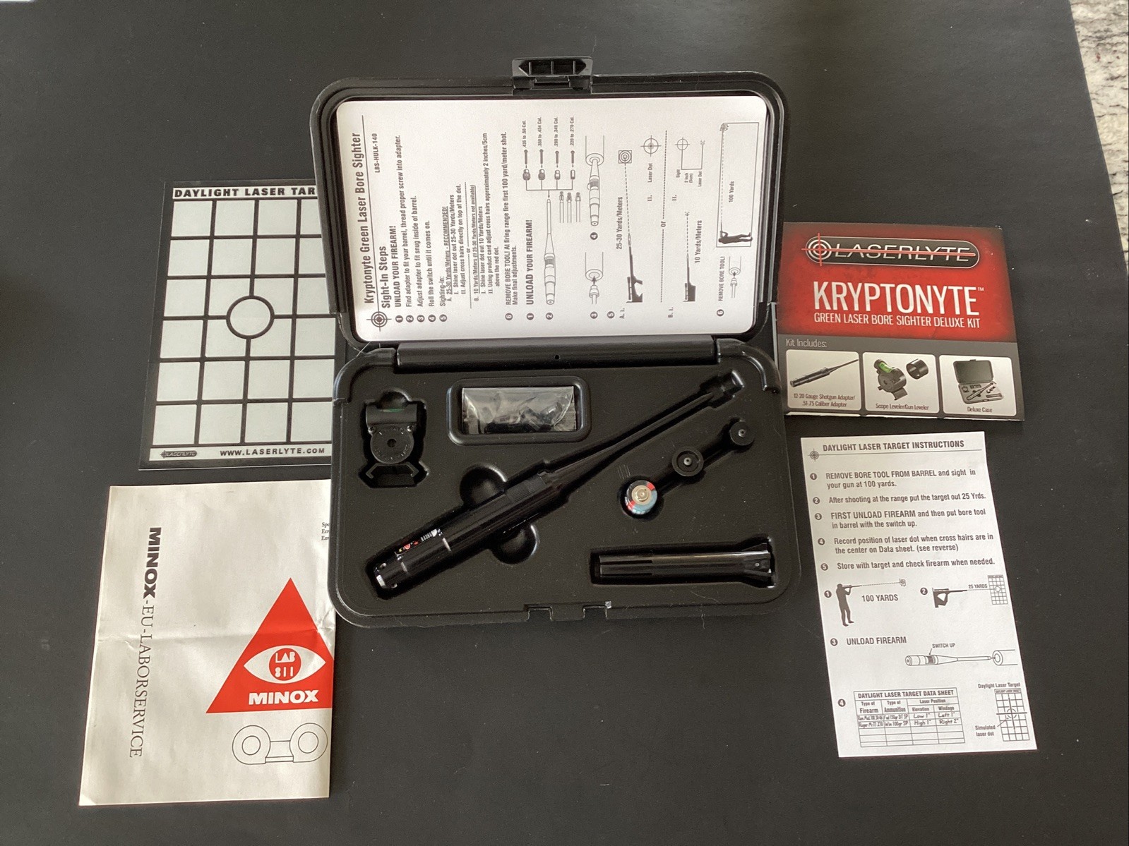 Laserlyte Kryptonyte Green Laser Deluxe Bore Sighting System LBS-HULK-140