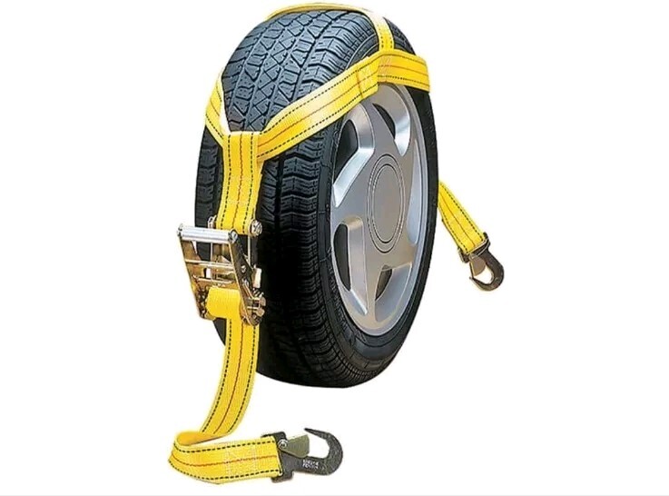 Over Wheel Tie Down Highland 9 inch Tire Width 6,000 Pounds