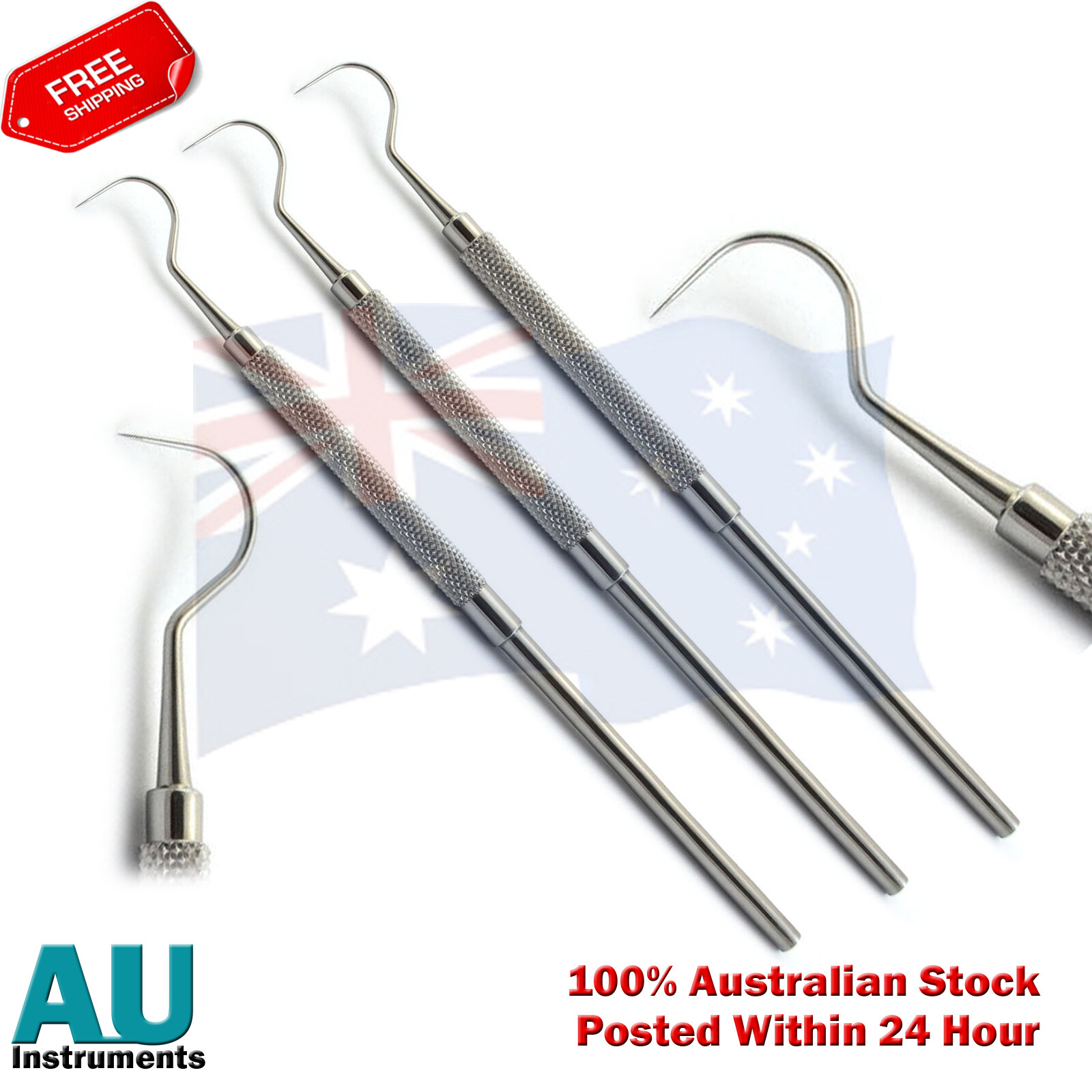 Explorer Probe 23 Hook Shape Endodontic Plaque Tarter Remover Pick Probe Lab