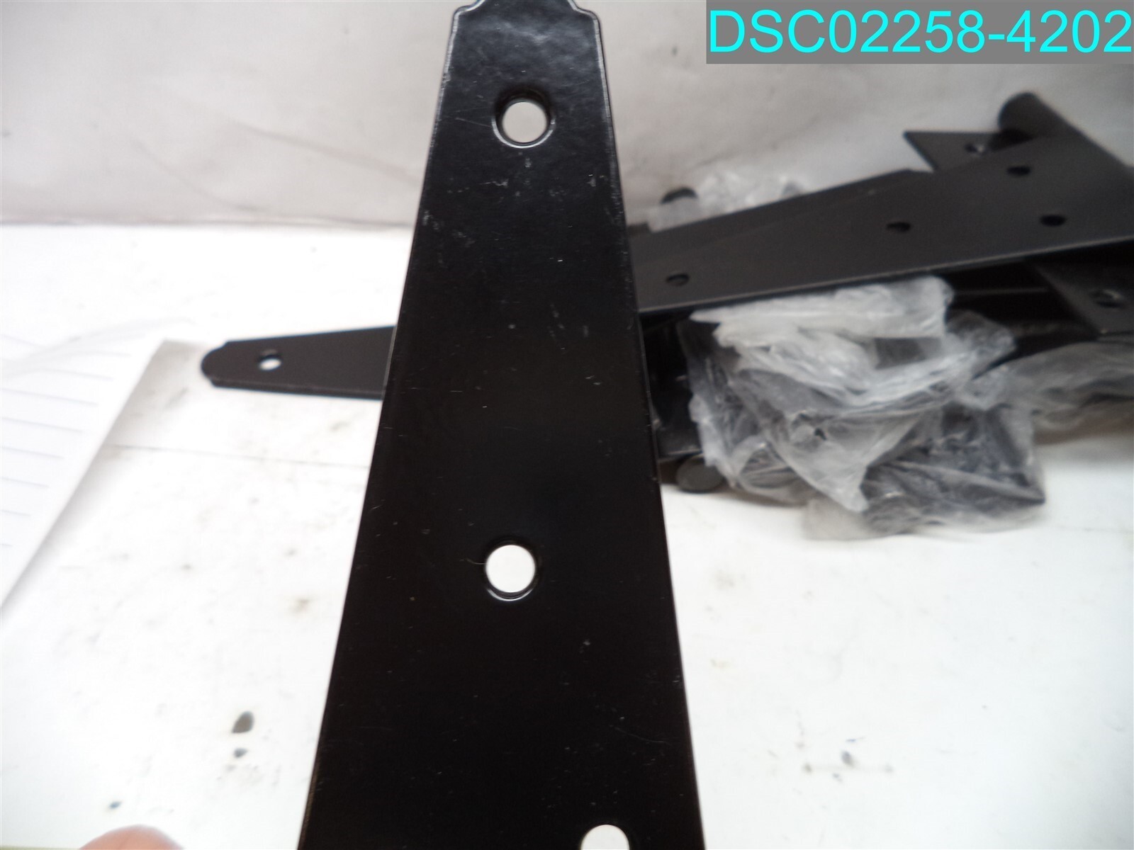 QTY=11: MIDCO T-Hinges Black 7-1/2" L X 4-1/2" W