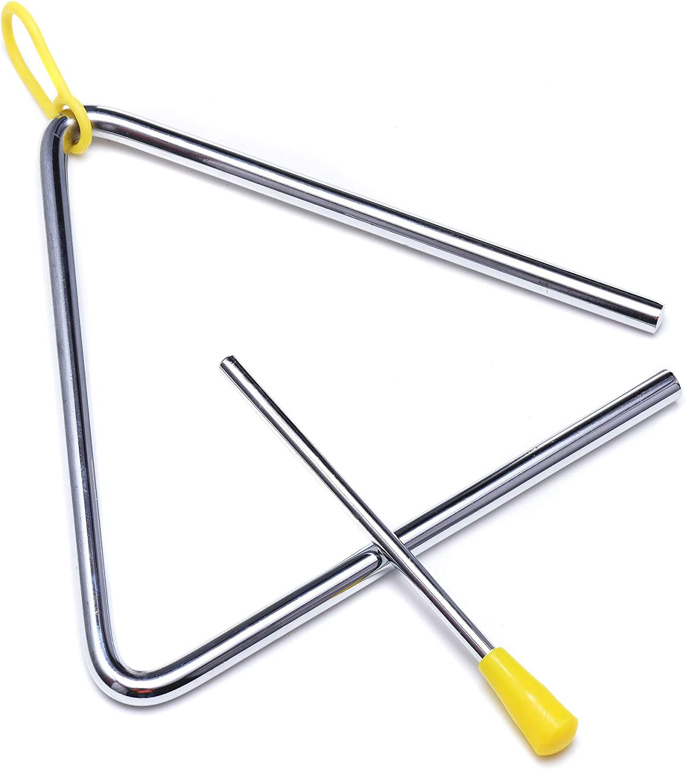 6 Inch Musical Steel Triangle Percussion Instrument with Striker