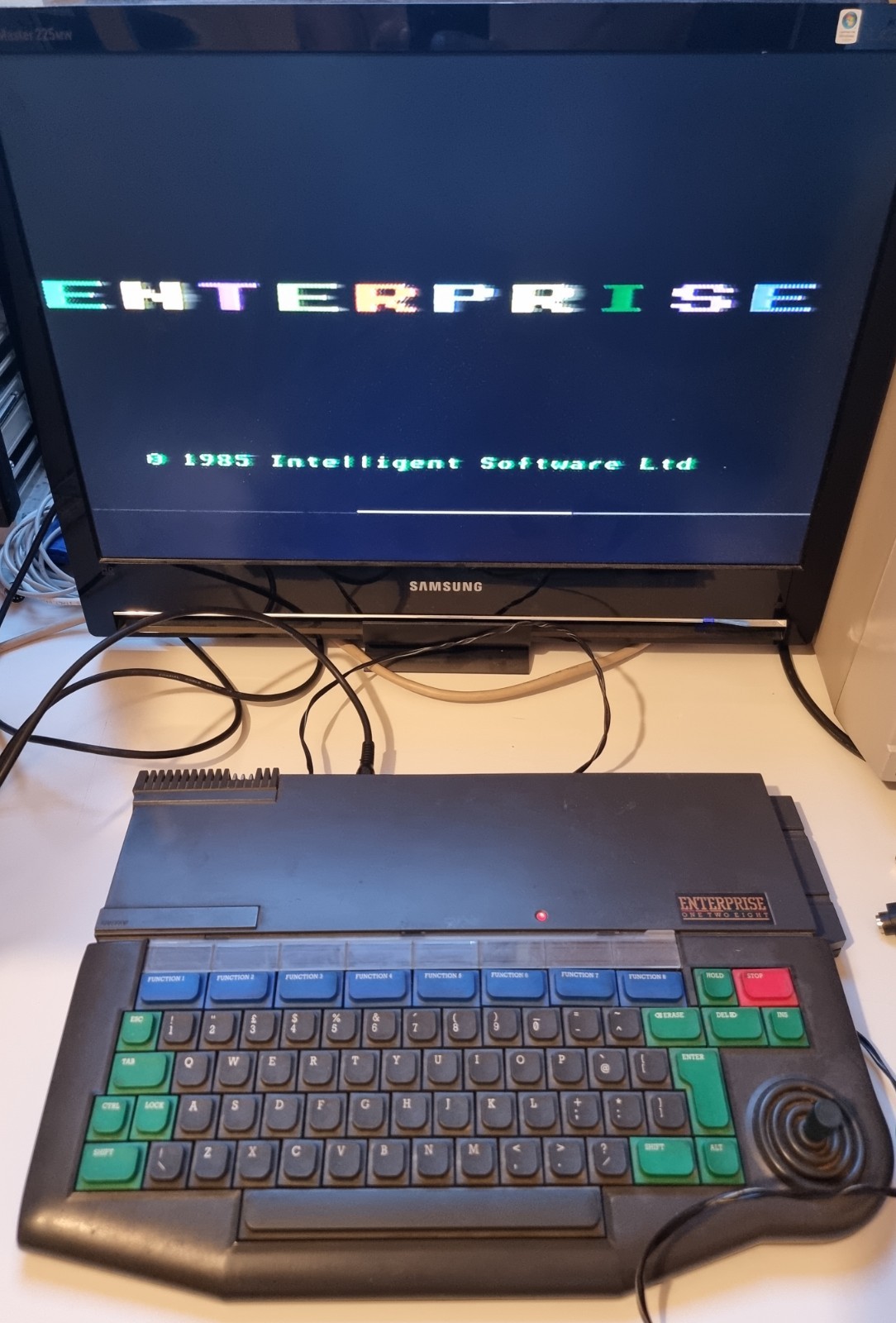 ENTERPRISE 128 ONE-TWO-EIGHT. The most powerful 8-bit computer ever! Zilog-80