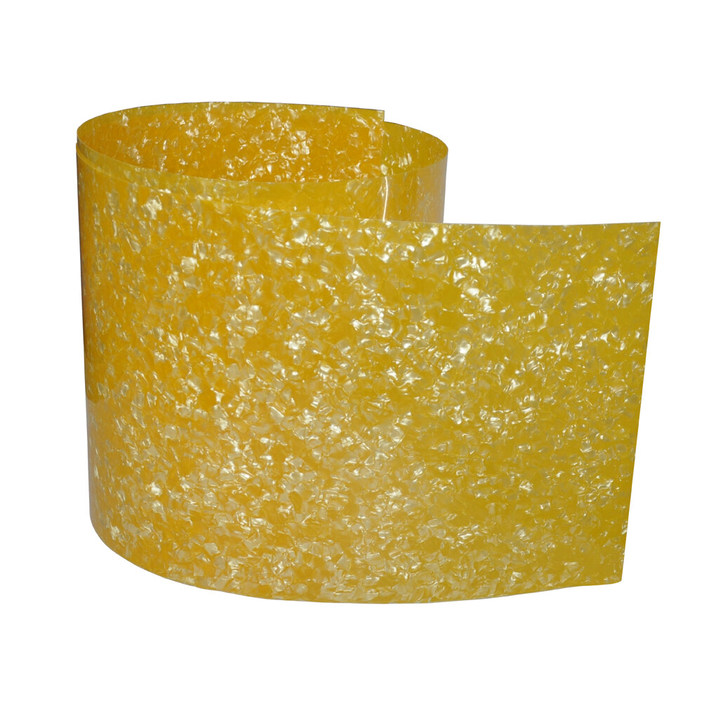 Gauge 0.46mm 18x62" Drum Wrap Musical Instrument Deco Sheet Yellow Pearl