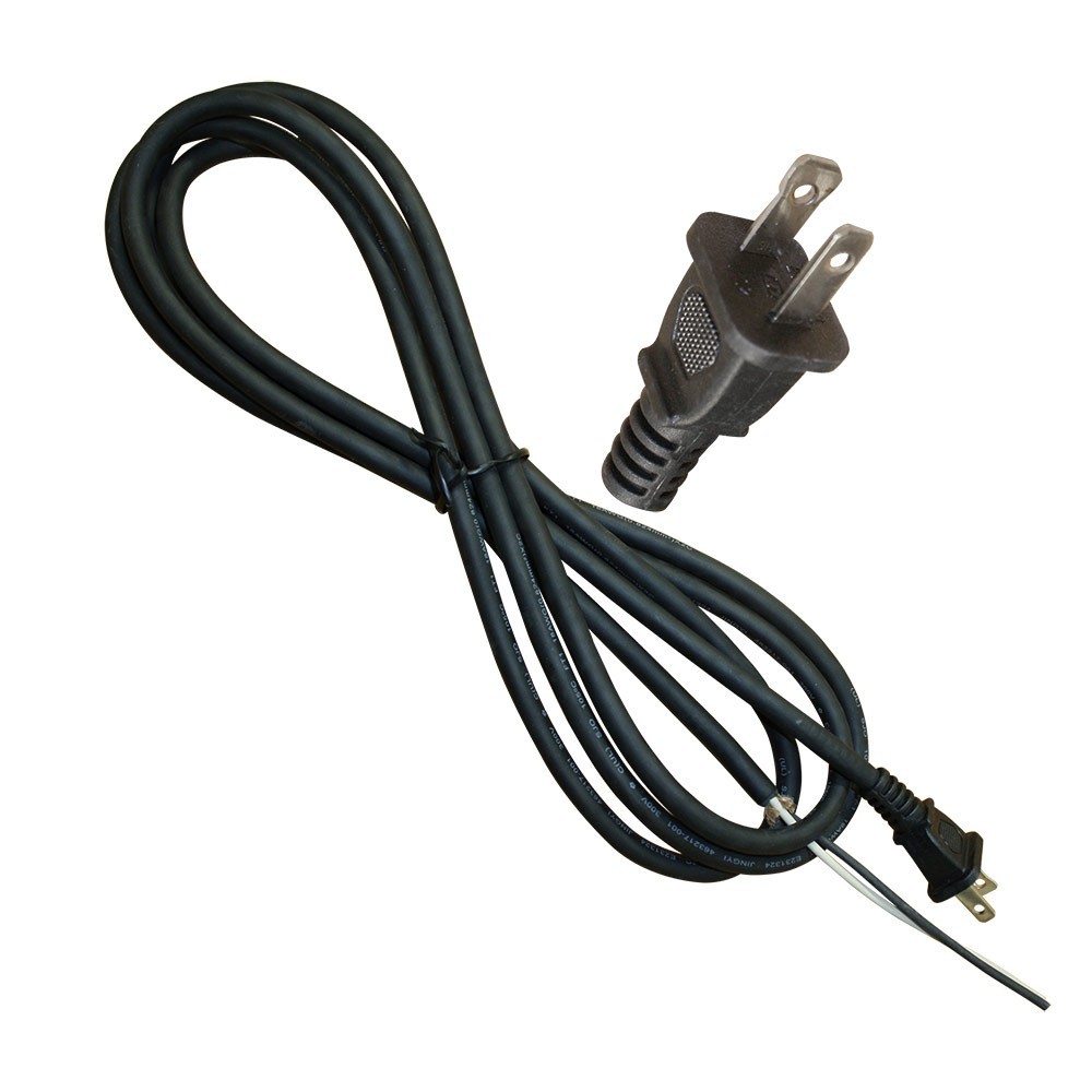 EC182 9 Feet 18 AWG SJO 2 Wire 125 Volt NEMA 1-15P Electrical Cord