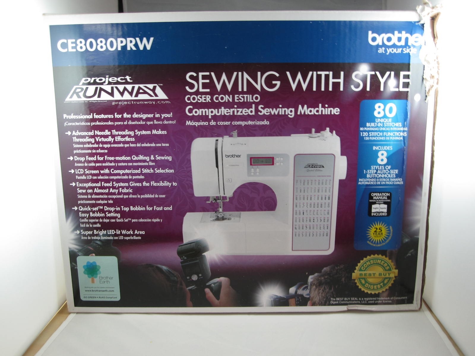 Project Runway Limited Edition CE8080 Computerized Sewing Machine (Brother)