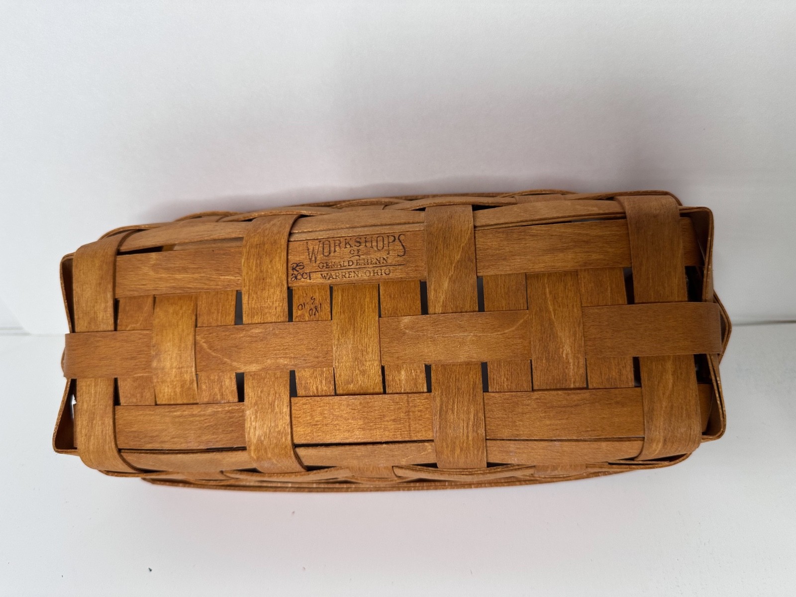 Workshops Baskets with Leather Handles Lot 2