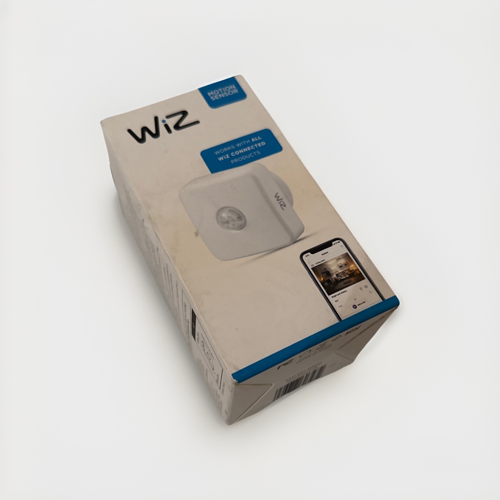 WiZ Indoor Motion Sensor 603472 – Battery Powered Smart Motion Sensor - Open Box