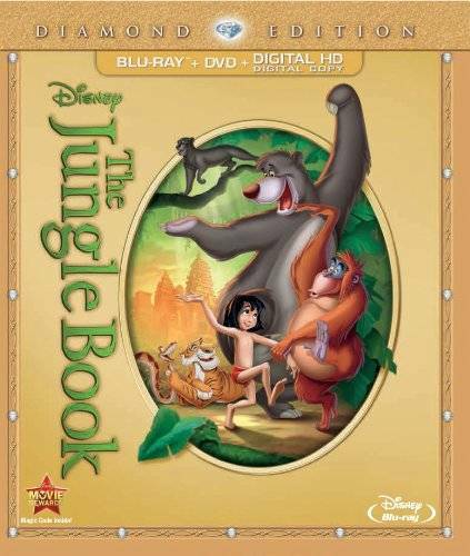 The Jungle Book (Two-Disc Diamond Edition: Blu-ray / DVD + Digital Copy) - GOOD