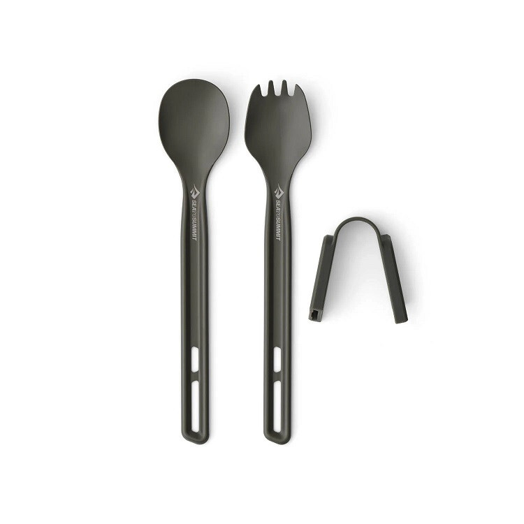 SEA TO SUMMIT FRONTIER UL CUTLERY LONG HANDLE SPOON AND SPORK + TONG CONNECTOR