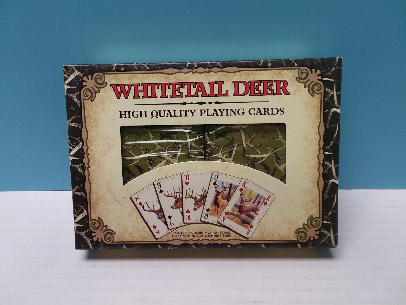 Rivers Edge - Antler Camo - Whitetail Deer Playing Cards - 2 Sealed Decks - New