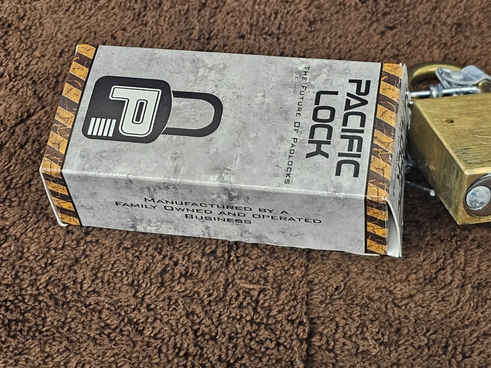 Pacific Lock Padlock PacLock AA59486-1AB10S2 Laminated Brass Military Surplus