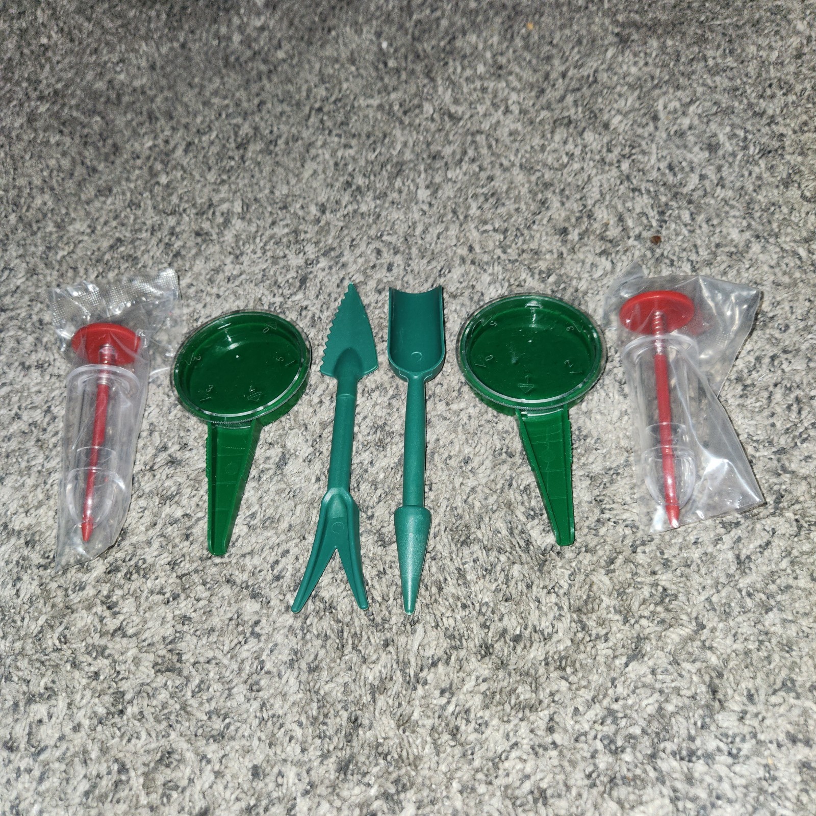 6Pc. Mini Sowing Seed Dispenser Planter Tool Kit for Gardening