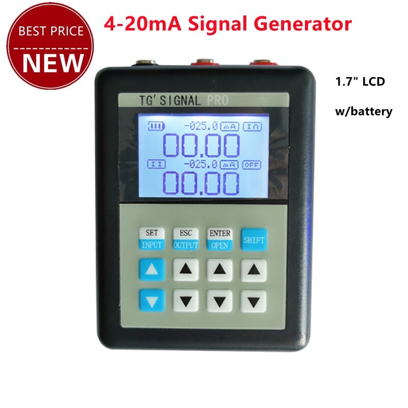 TG201 TG' Signal Pro 4-20mA Signal Generator Current Voltage Adjustment USB 1.7"