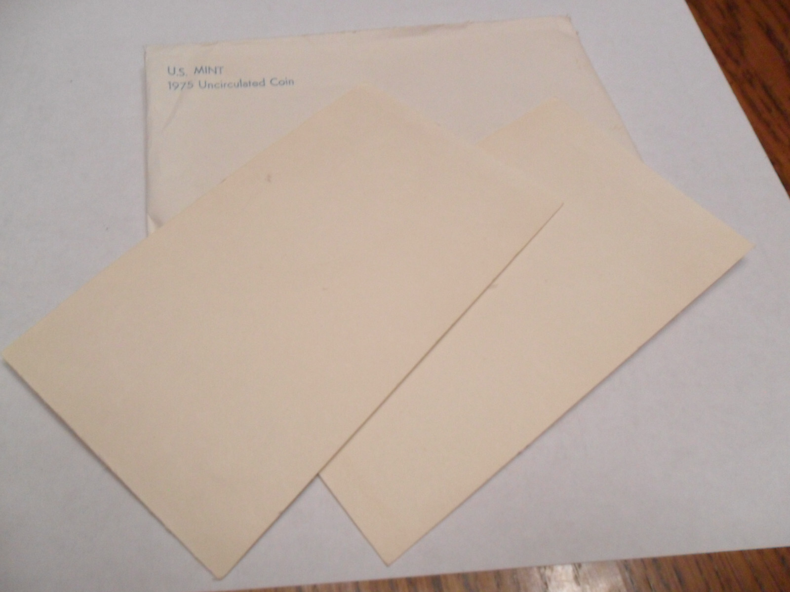 1975 Mint Set Envelope ONLY *NO COINS* **FREE SHIPPING**
