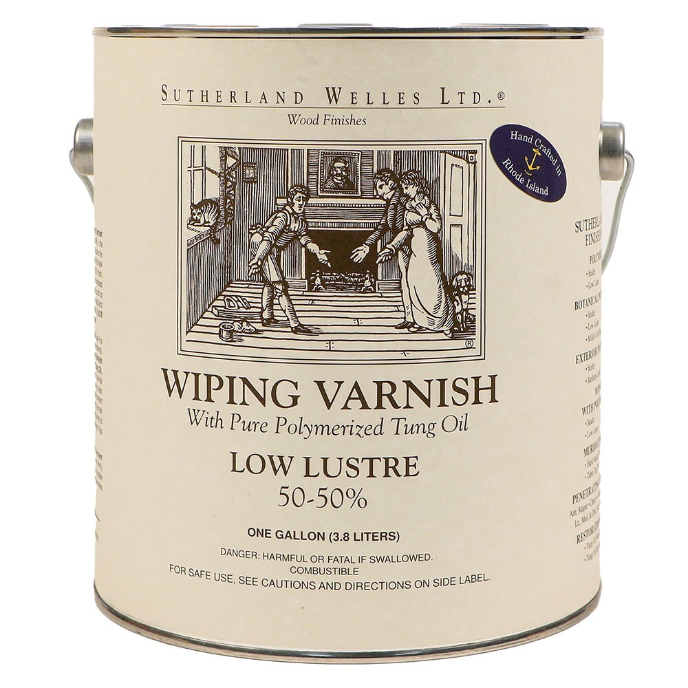 Sutherland Welles Ltd.: Wiping Varnish Low Lustre - Gallon