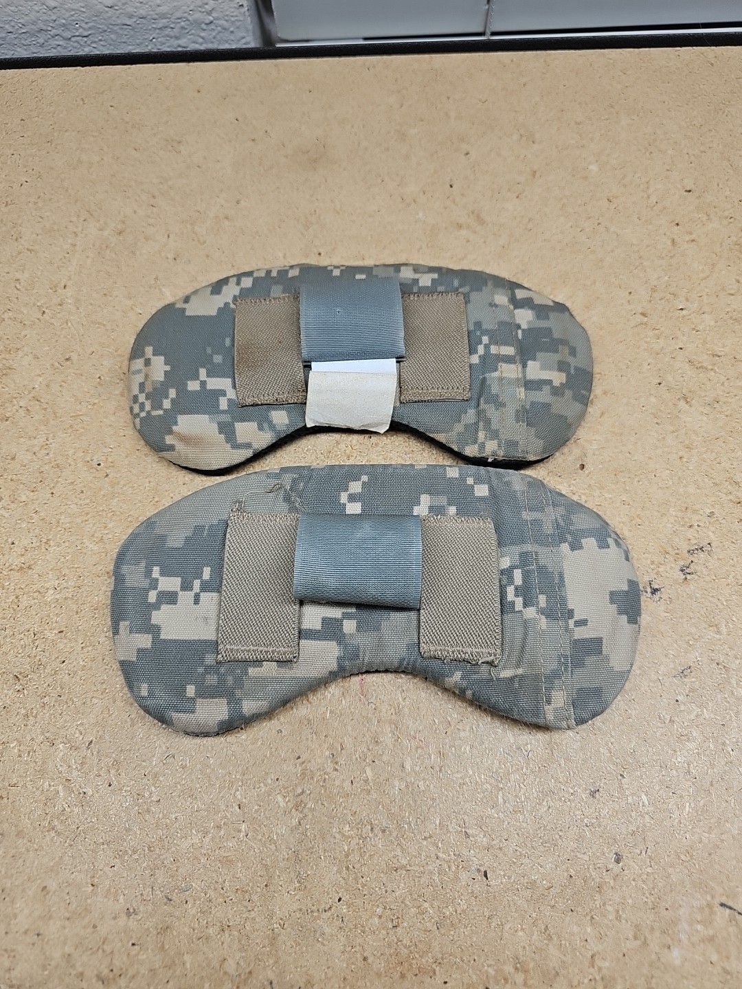 PAIR- US Army USGI Helmet Nape Pad ACU Small Medium S/M Crye Precision (C2)