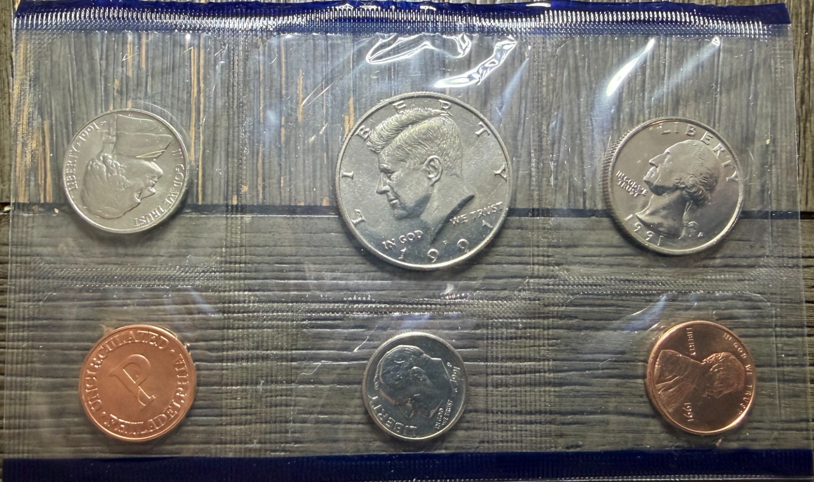 1991 United States Mint Uncirculated Set (Philadelphia/ Denver)