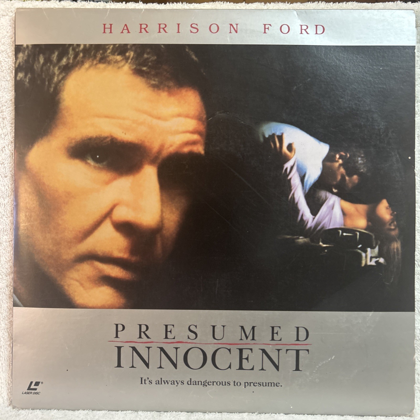 Presumed Innocent LASERDISC Harrison Ford Brian Dennehy Raul Julia