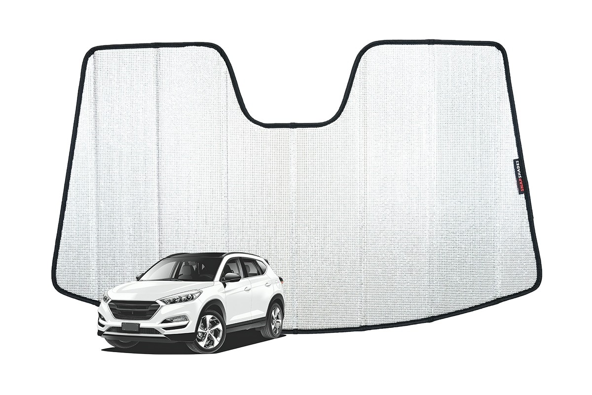 Genuine SNAPSHADES Front Windscreen Sun Shade for Hyundai Tucson 3rd Gen (201...