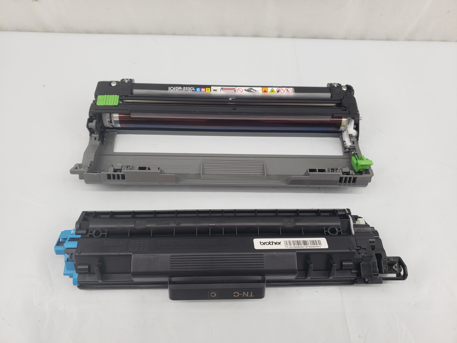 Genuine Brother DR-223CL Drum Cartridge and CYAN Toner for HL-L3270CDW Printer