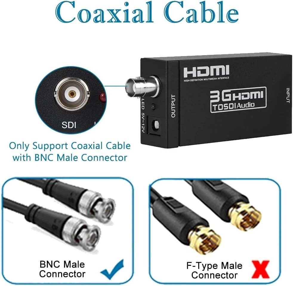 HDMI to SDI Converter for High Resolution Display