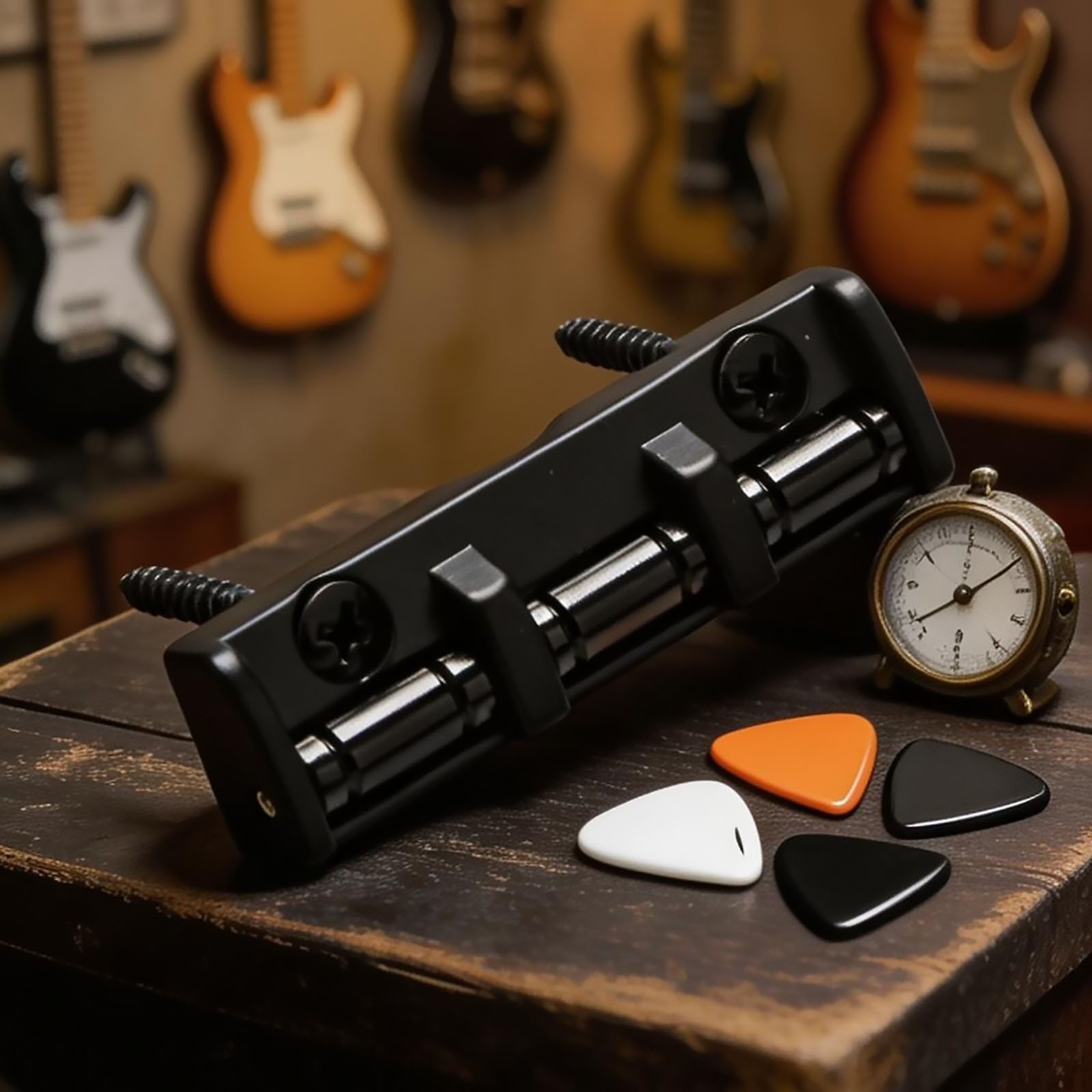 43mm Roller Nut Metal Guitar String Guide for 6 String Electric Guitar Upgrade