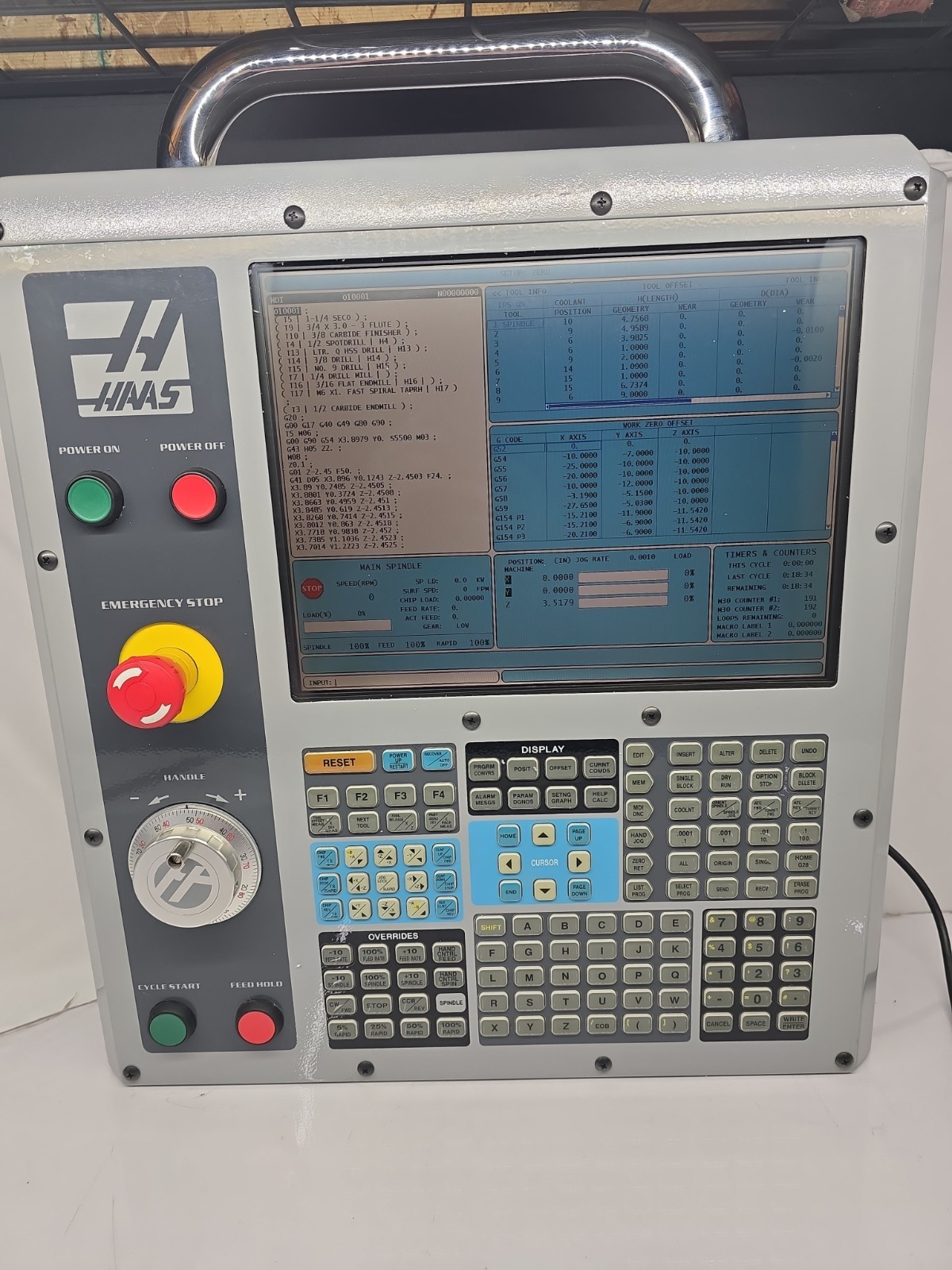 HAAS CSMD Mill Lathe Automation Control Complete Dual Simulator 2008