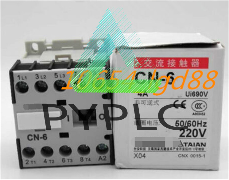 1Pcs NEW for TECO Taian AC Contactor CN-6 4A 220V