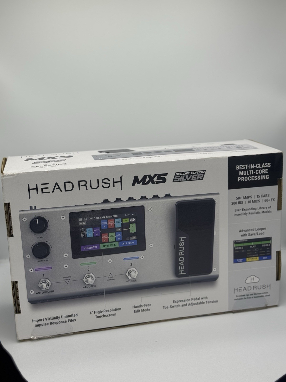 HeadRush MX5 Special Edition Silver Amp Modeler Processor for Electric Guitar