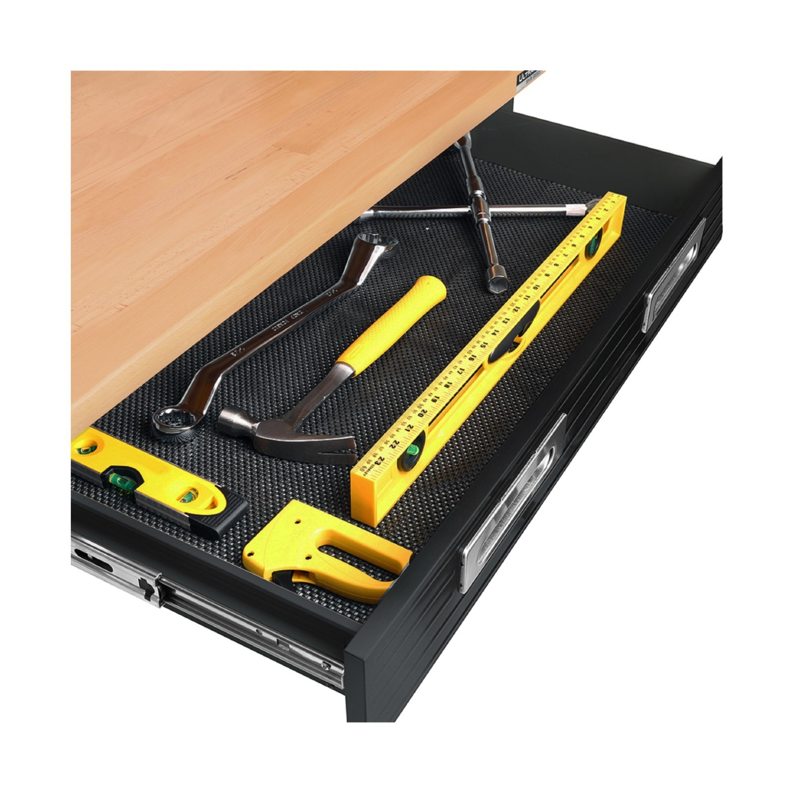 Seville Classics UltraHD® Height Adjustable Lighted Work Center, 45" W x 22" D