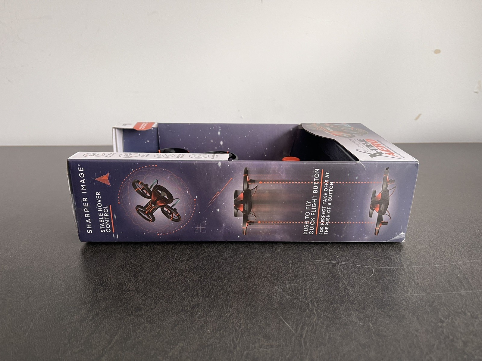 Sharper Image Rechargeable Aero Stunt Drone - Remote Controlled - New In Box