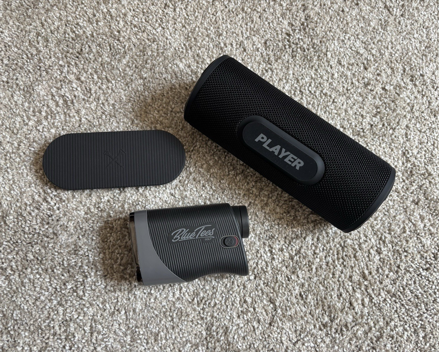 Blue Tees Series 3 Max Golf Rangefinder, Player Speaker, Magnetic Clip