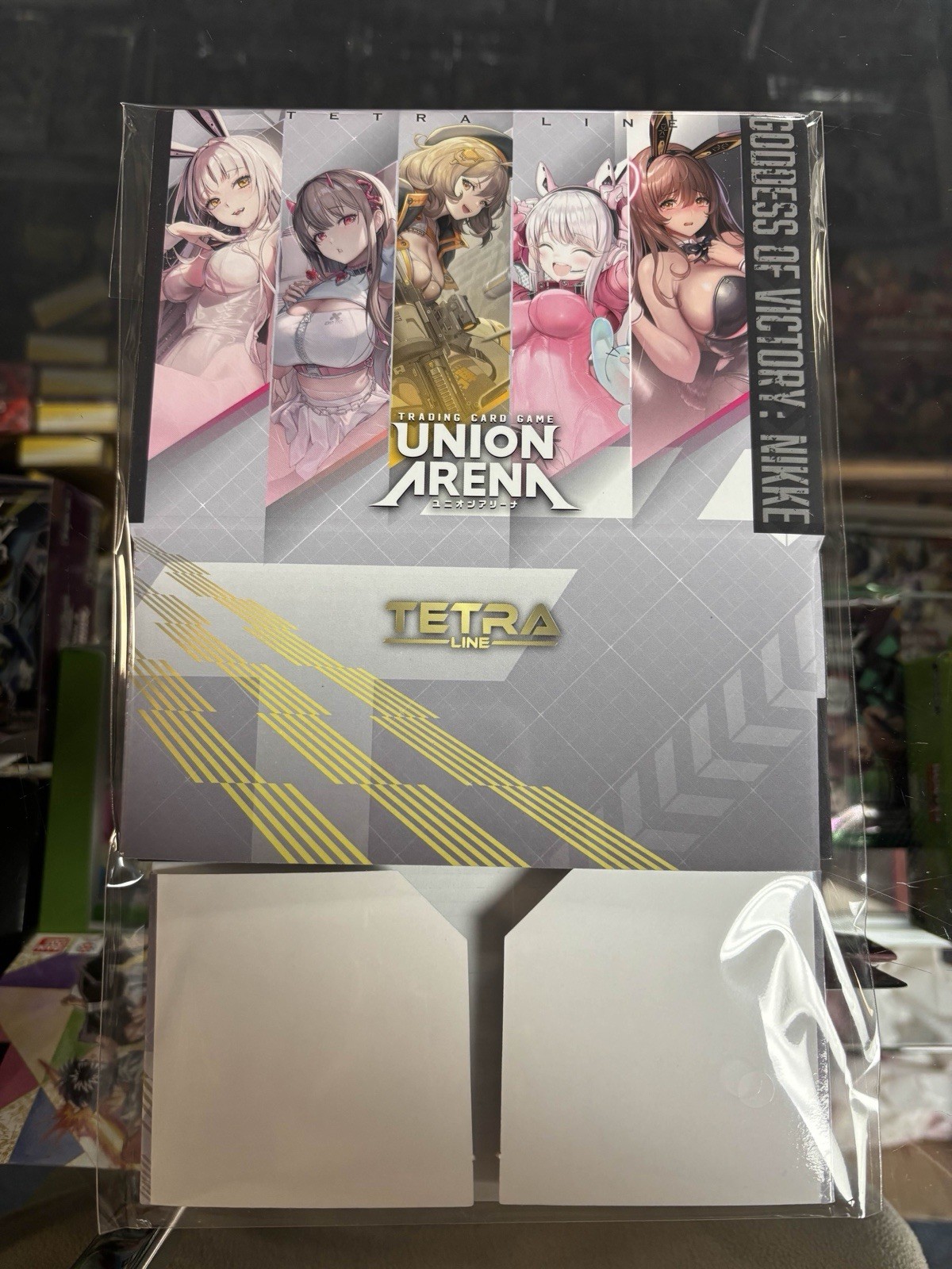 TETRA Ver. UNION ARENA OFFICIAL - GODDESS OF VICTORY: NIKKE Storage Box NEW