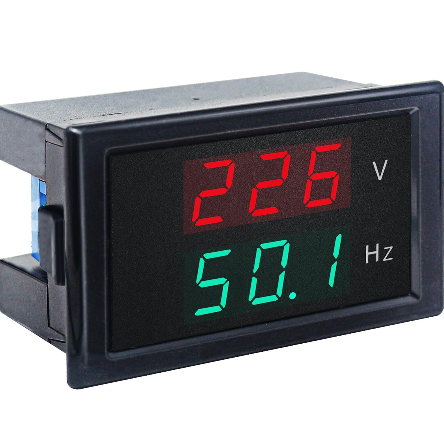 Digital AC Voltmeter Panel-Mounted Instrument Frequency Counter