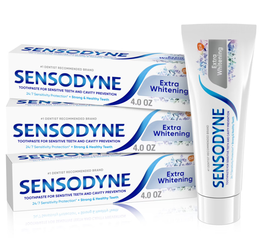Sensodyne Extra Whitening Toothpaste - 3pk