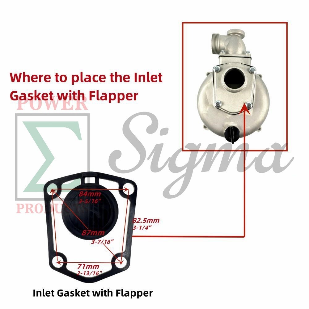 Gasket O-Ring Kit For 2" IN 212cc Pacific HydroStar 61986 68375 69774 Water Pump