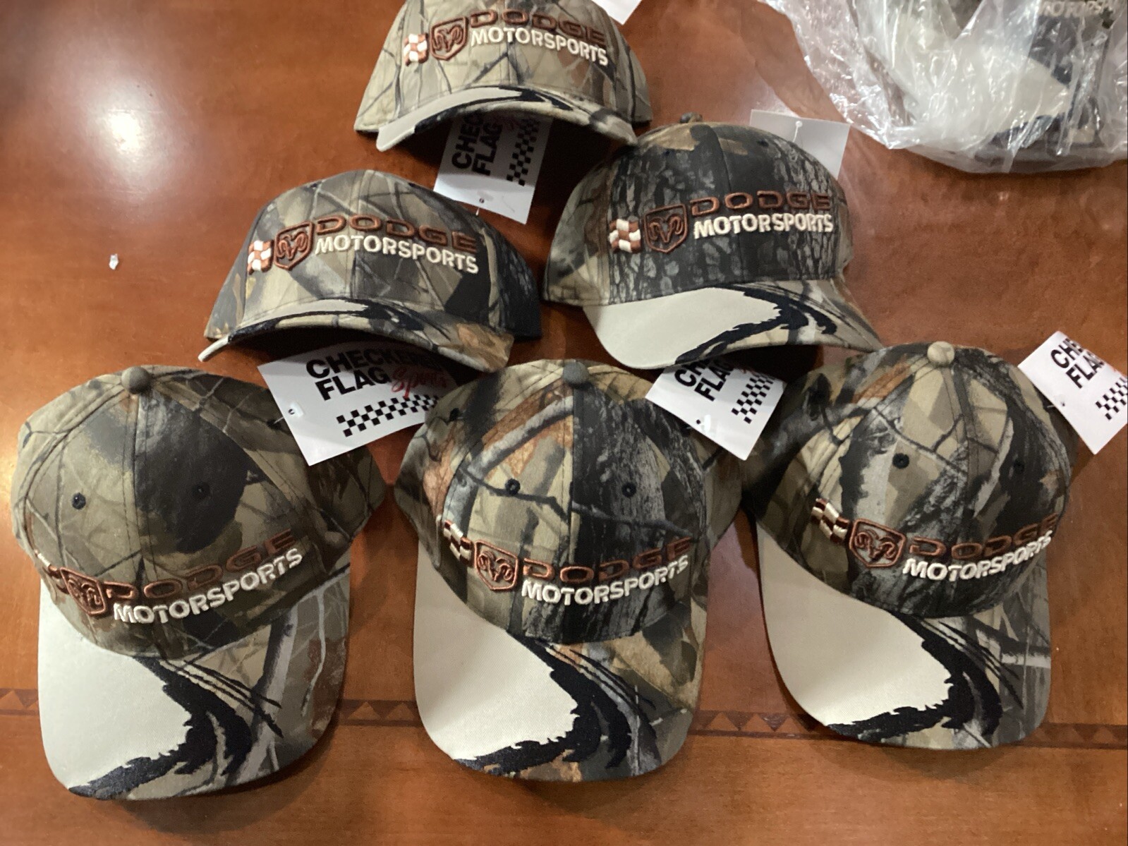 DODGE MOTORSPORTS RAM Camo HAT CAP  NEW W/TAG VINTAGE CHARGER RAM NHRA Hemi