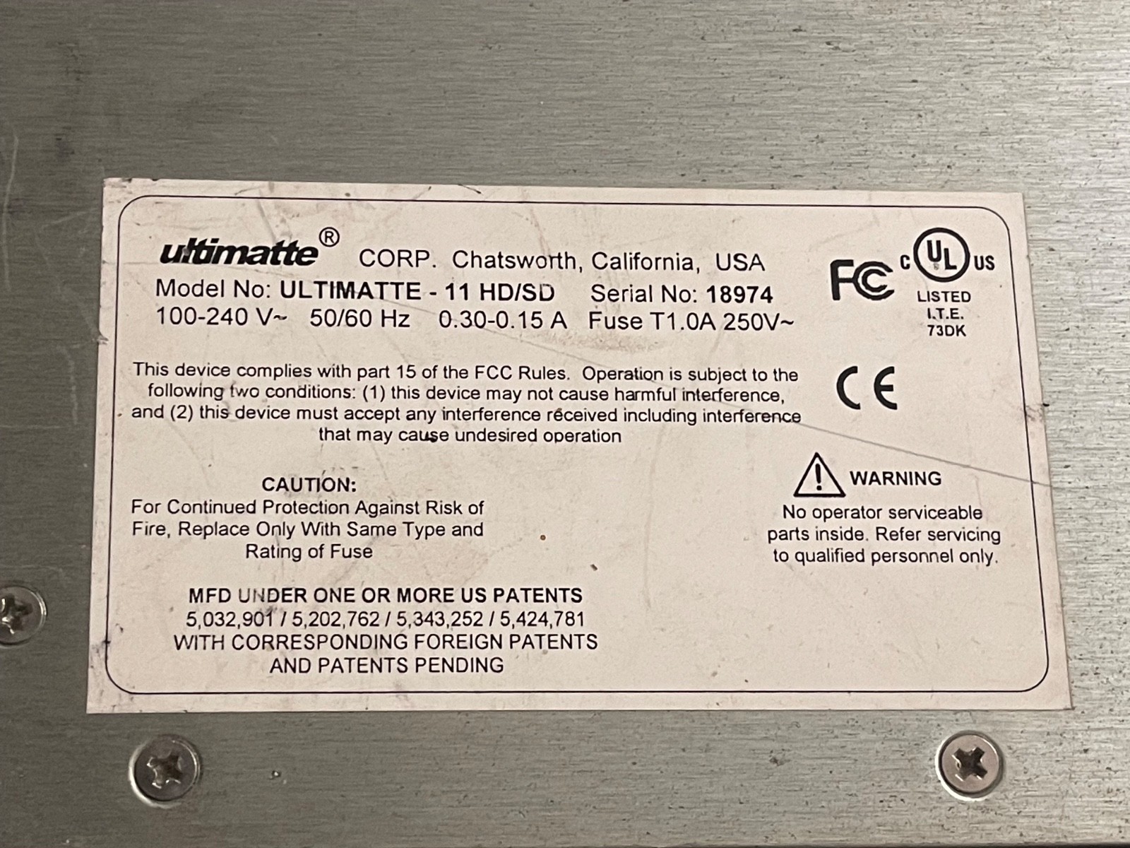 Blackmagic Ultimatte 11 HD/SD
