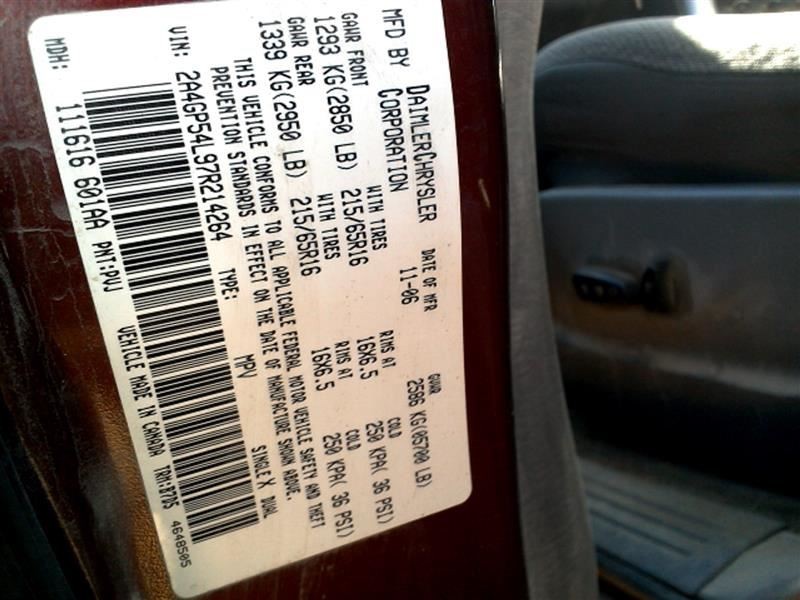 Glove Box Fits 07 Town Country 2894636