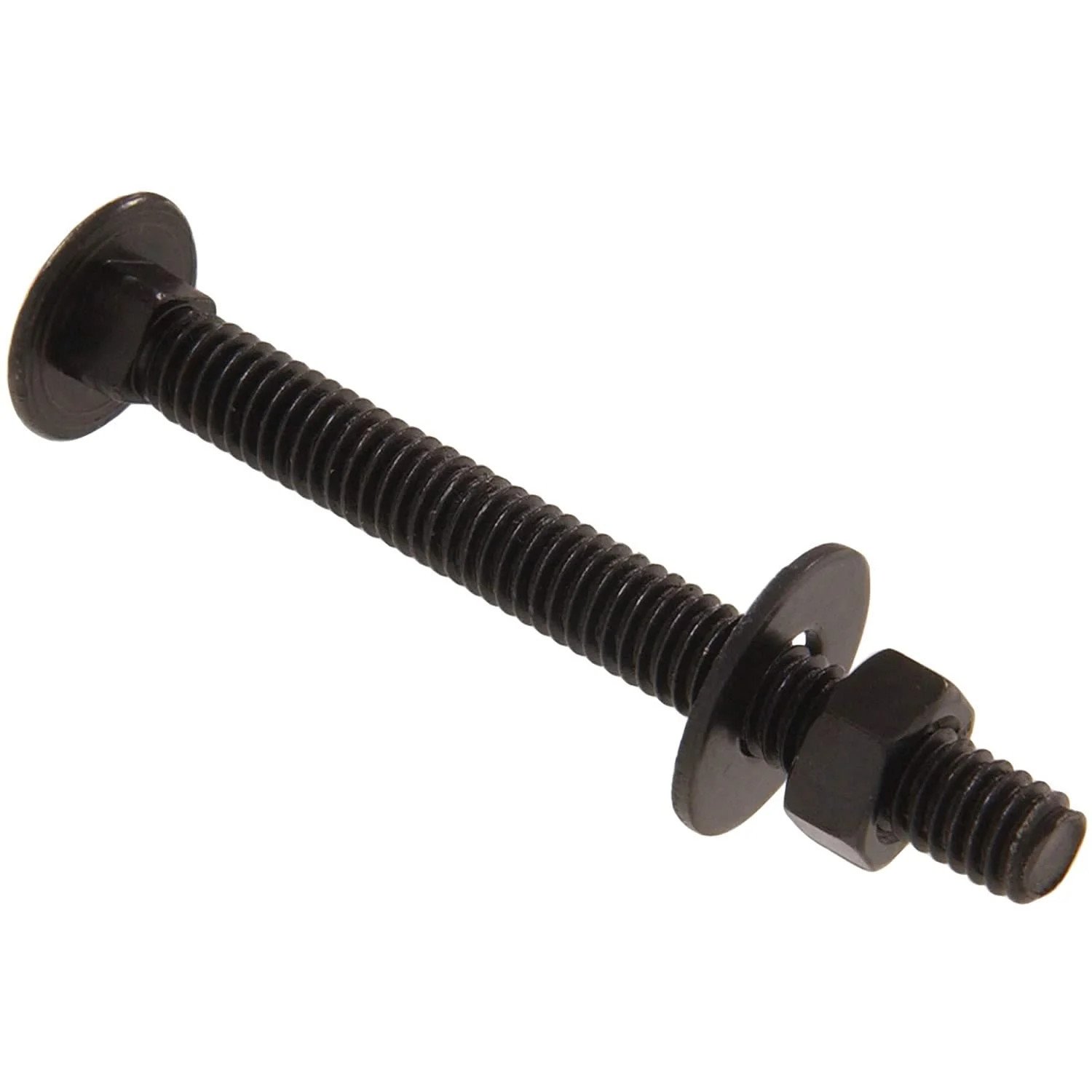 Hillman Black Carriage Bolt, 5/16 x 5 in.