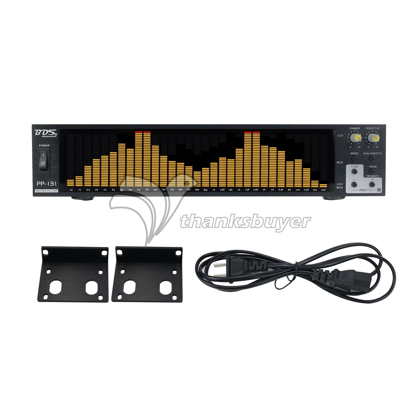 BDS PP-131 Audio Spectrum Analyzer Display 2U Rack 31-Band Music Rhythm Light