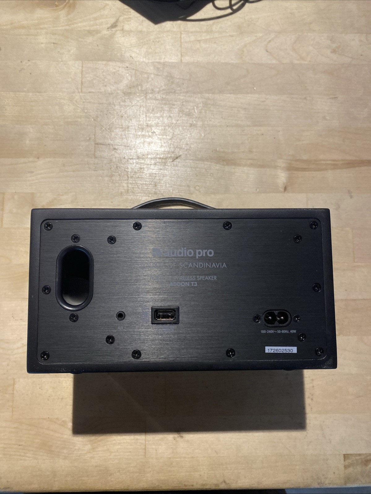 audio pro - Addon T3+ Black Wireless Bluetooth Battery Powered Speaker