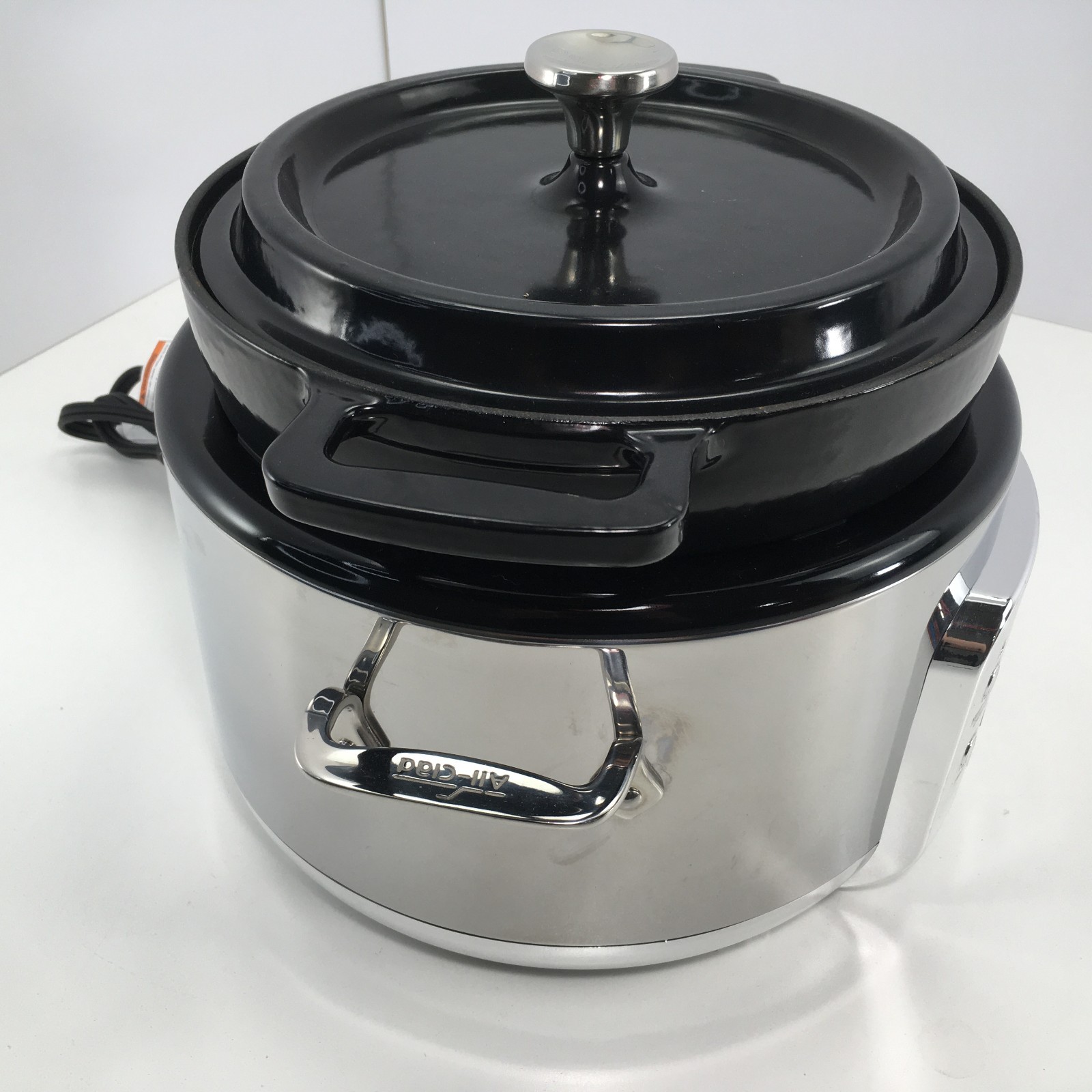All-Clad Serie SC10 SD922D51 6-in-1 Slow Cooker Cast Iron Dutch Oven 5qt